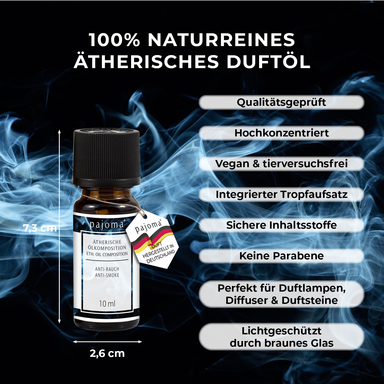 10ML Natur Rein Ätherische Öle Aromatherapie Duftöl für Diffuser